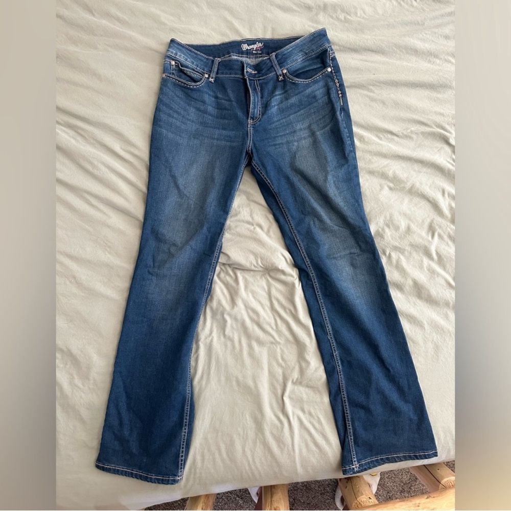 Women’s boot cut Wrangler jeans